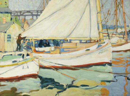 Boats, 1925 Artwork by Jane Peterson