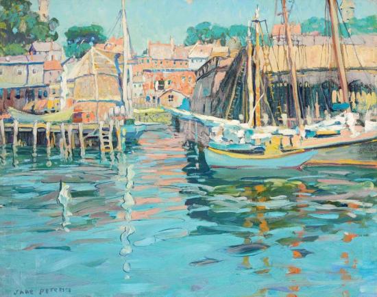 Gloucester Harbor Artwork by Jane Peterson