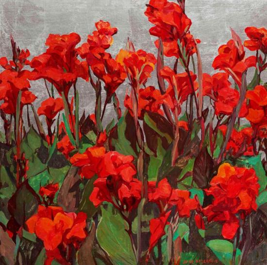 Red Cannas, 1929 Artwork by Jane Peterson