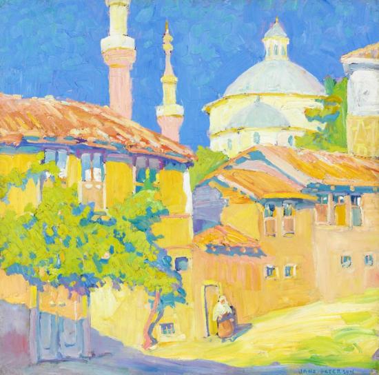 Street In Broosa, Turkey Artwork by Jane Peterson