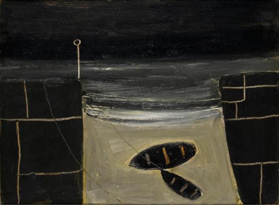 Harbour Scene Artwork by William Scott