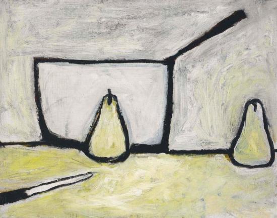 White Pot And Pears, 1955 Artwork by William Scott