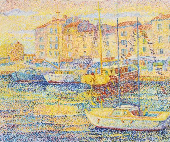 Barques Of St Tropez Artwork by Yvonne Canu