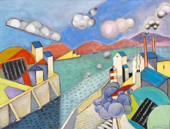 Le Port, 1975 Artwork by Bela De Kristo