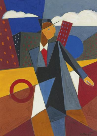 Seul A Paris, 1958 Artwork by Bela De Kristo