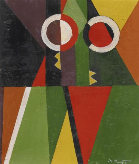 Visage Africain, 1980 Artwork by Bela De Kristo