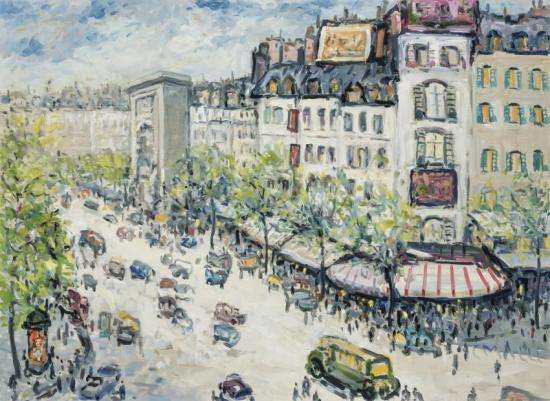 Boulevard Saint-denis Artwork by Charles Malle