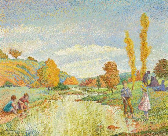 Aprés-midi D'automne Artwork by Yvonne Canu