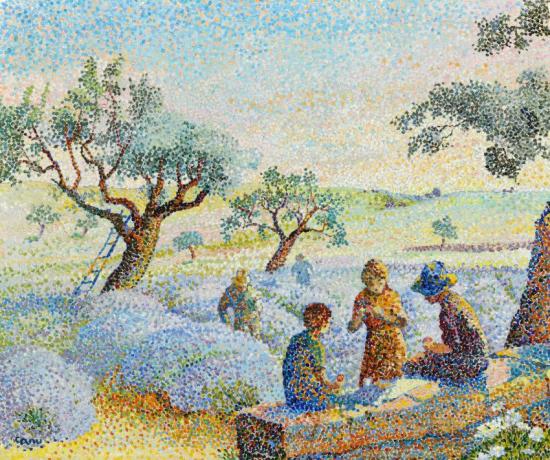 Cueillette Des Lavandes Artwork by Yvonne Canu