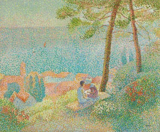 Environs De Saint-tropez Artwork by Yvonne Canu