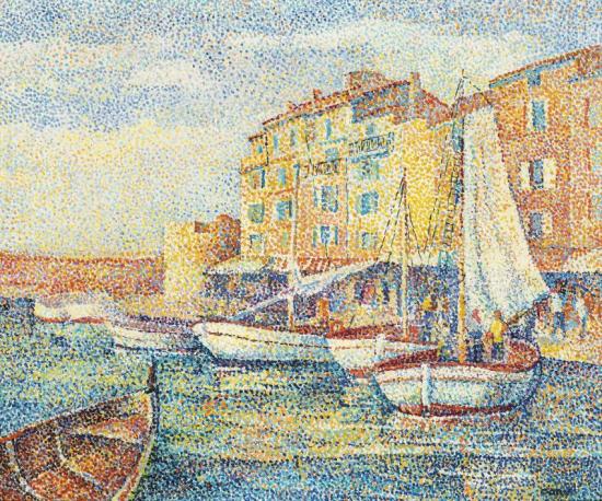 Le Port De St Tropez Artwork by Yvonne Canu