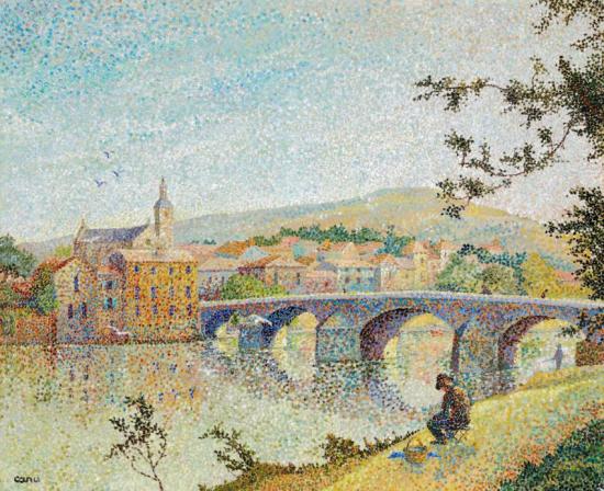 Un Pont En Provence Artwork by Yvonne Canu
