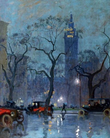 Madison Square Park Artwork by Charles Hoffbauer