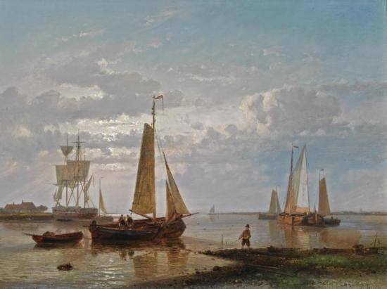 A Coastal Scene Artwork by Abraham Hulk