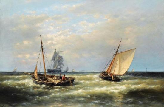 Hauling In The Nets Artwork by Abraham Hulk