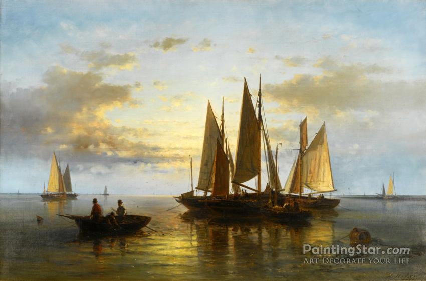 On Calm Waters Artwork by Abraham Hulk