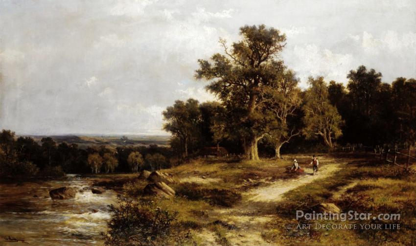 View Near Totnes, Devon Artwork by Abraham Hulk