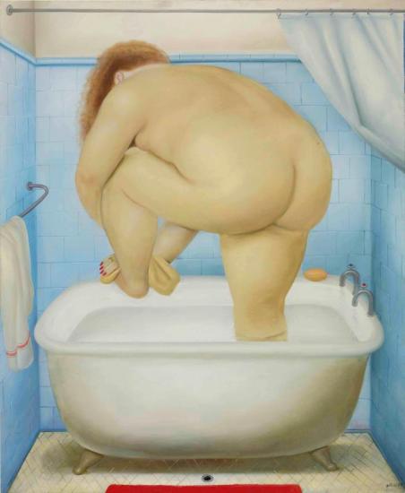 Homage To Bonnard, 1977 Artwork by Fernando Botero