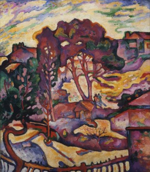L'estaque (the Large Trees), 1906-07 Artwork by Georges Braque