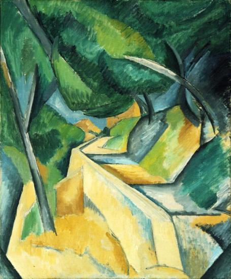 Road Near L'estaque, 1908 Artwork by Georges Braque