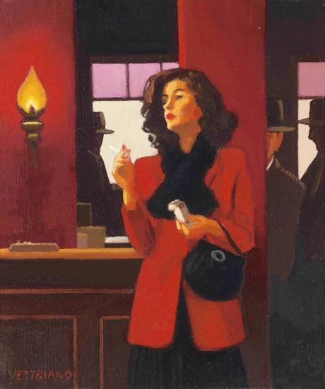 A Woman Must Have Everything Artwork by Jack Vettriano