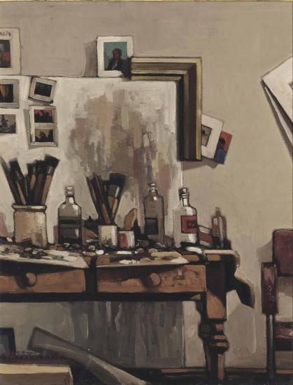 Artist's Studio Artwork by Jack Vettriano
