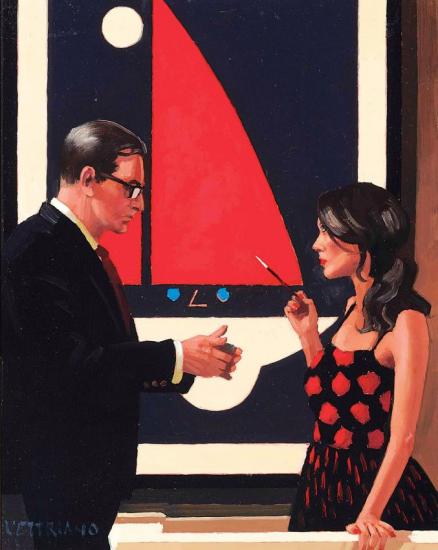 Lounge Lizards Ii, 2009 Artwork by Jack Vettriano