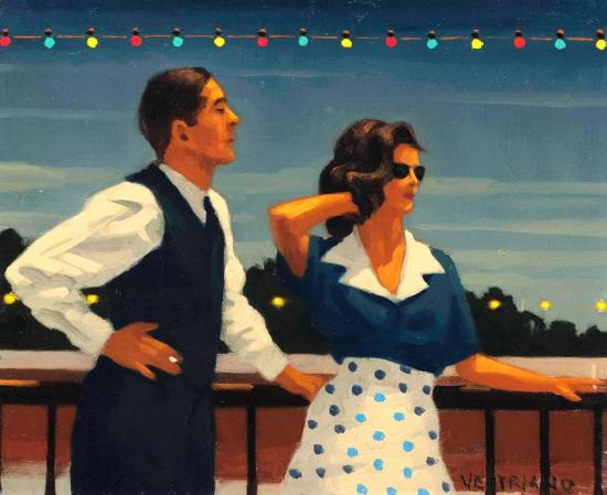 Midnight Blue - Study Artwork by Jack Vettriano
