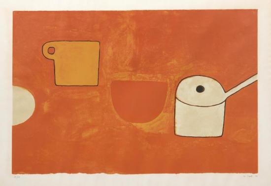 Cup, Bowl, Pan, Browns And Ochres, 1970 Artwork by William Scott