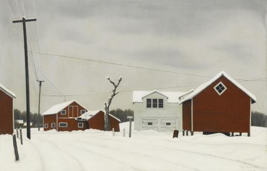 Daylight At Russell's Corners Artwork by George Copeland Ault