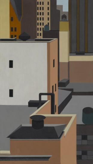 Manhattan Mosaic, 1947 Artwork by George Copeland Ault