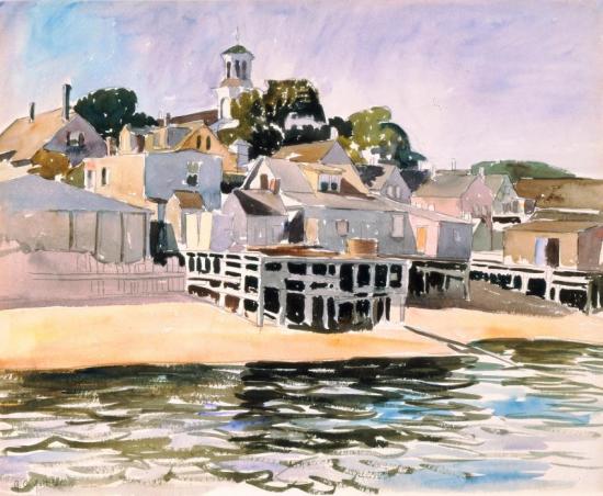 Provincetown Waterfront, 1921 Artwork by George Copeland Ault