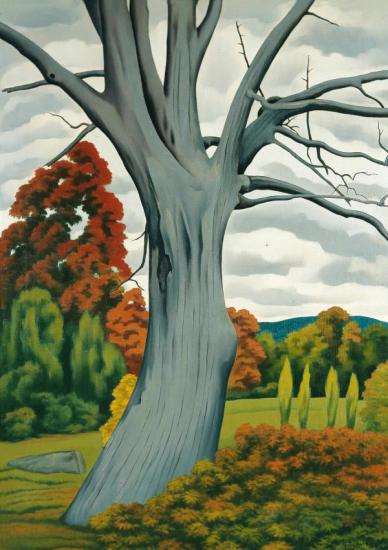 Autumn Landscape, 1937 Artwork by George Copeland Ault