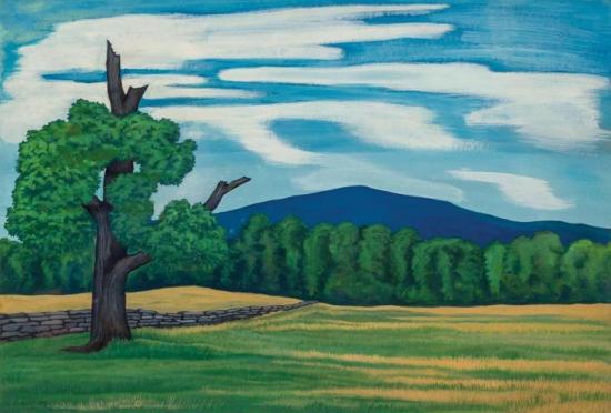 Catskill Mountain Scene, 1939 Artwork by George Copeland Ault