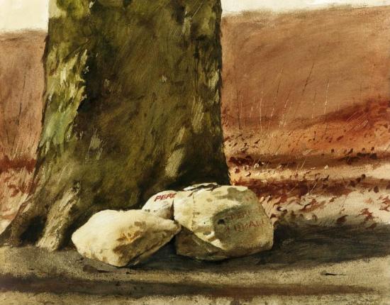 Apple Bags (walnut Bags), 1962 Artwork by Jamie Wyeth