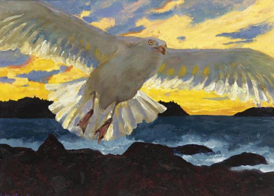 Dawn Gull Artwork by Jamie Wyeth