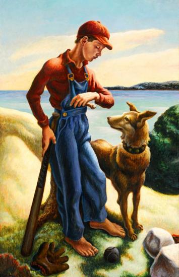 T.p. And Jake, 1938 Artwork by Thomas Hart Benton