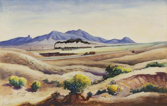Western Slope, 1950-52 Artwork by Thomas Hart Benton