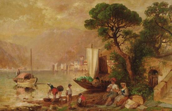 Seaside Chores Artwork by Granville Perkins