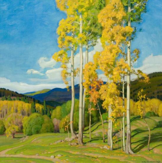 Aspen Vista Artwork by E. Martin Hennings