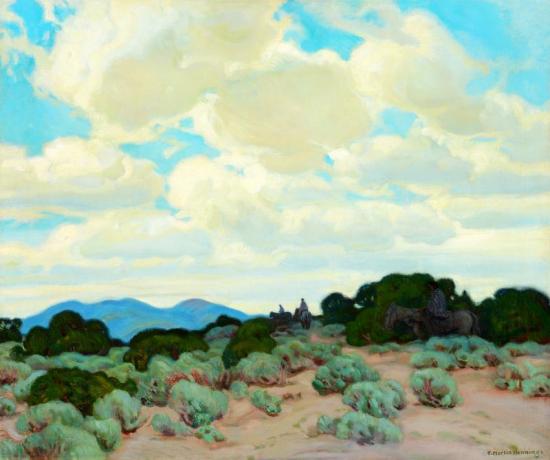 Riders In The Sage 1 Artwork by E. Martin Hennings