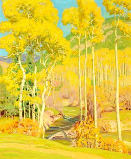 Twining Canyon, Circa 1930 Artwork by E. Martin Hennings