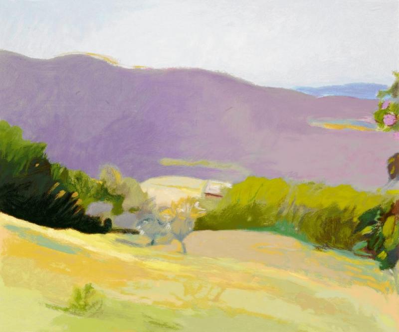 Down In The Valley Artwork by Wolf Kahn