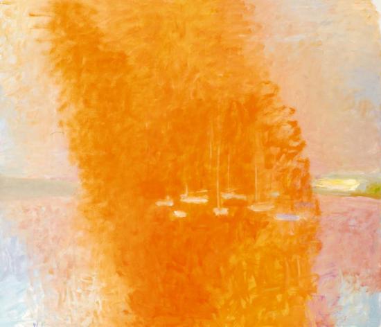 Foggy Harbor, 1997 Artwork by Wolf Kahn