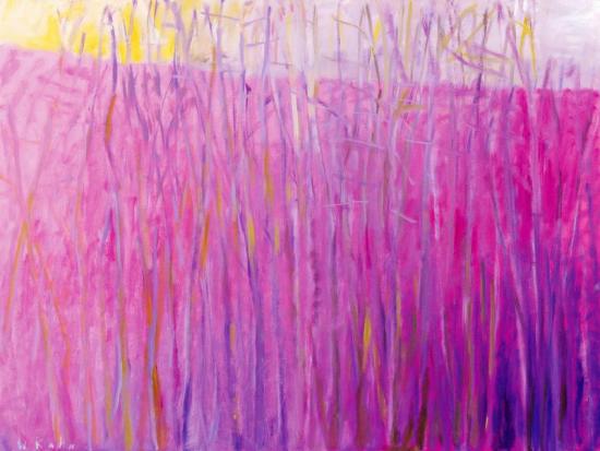 Magenta World, 2004 Artwork by Wolf Kahn