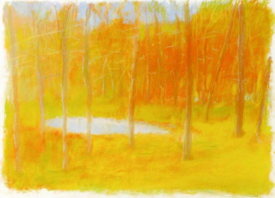 Little Pond In The Woods, 1996 Artwork by Wolf Kahn