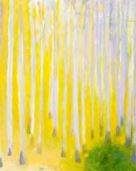 Small Cypress Painting From Florida, 2001 Artwork by Wolf Kahn