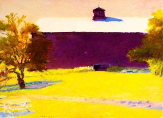 The Reed Place, 1976 Artwork by Wolf Kahn