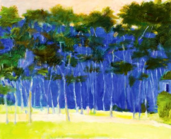 Very Blue, 1996 Artwork by Wolf Kahn