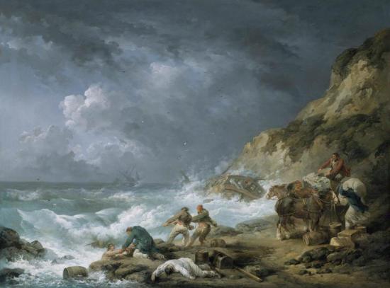 The Wreckers, 1791 Artwork by George Morland